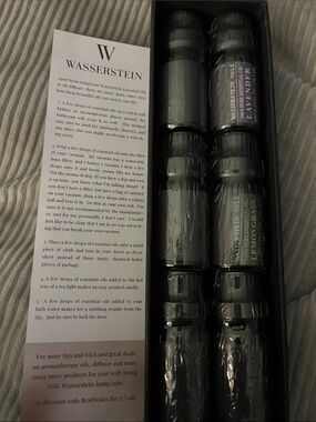 Essential Oil Set - Black Bottles